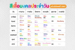 สีกาลกิณี 2567